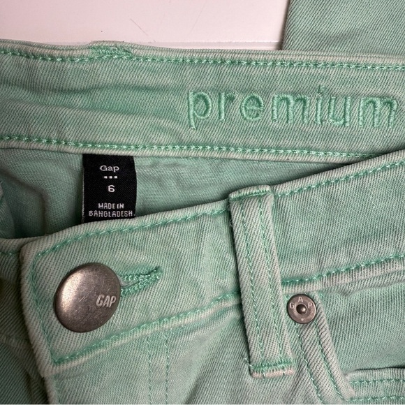 Gap Premium Skinny Jeans Size 6 Green - Picture 4 of 4